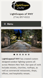 Mobile Screenshot of lightscapesofwny.com